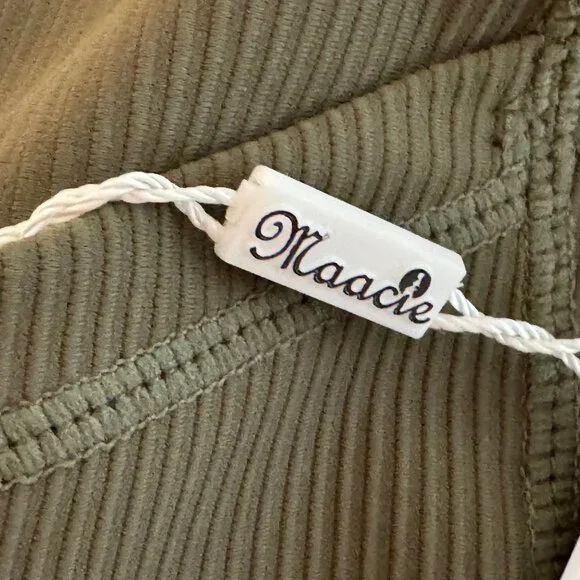 Maacie NWT Olive Green Jumpsuit/Romper Pregnancy Shapewear Size M - Picture 10 of 11